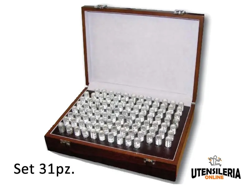 Nuovo Arrivo SET 31pz spine calibrate in acciaio temprato 0.2 0.5mm