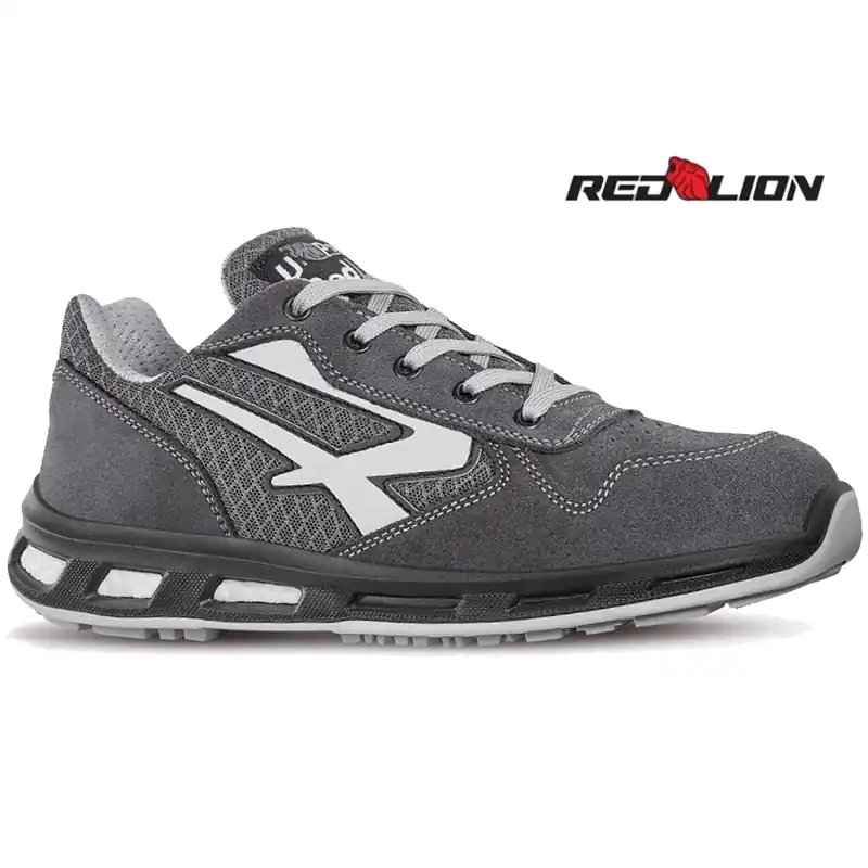 A Buon Prezzo Scarpe Antinfortunistiche Basse da Lavoro U-POWER Leggere Traspiranti con Tomaia in Nylon e Pelle Scamosciata con Suola Infinergy® per Uomo e Donna Unisex modello PUSH s ESD S1PS FO SR