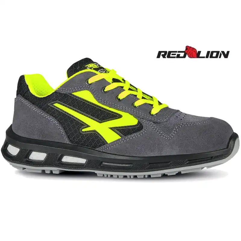 Scarpe Antinfortunistiche Basse da Lavoro U-POWER Leggere Traspiranti con Tomaia in Nylon e Pelle Scamosciata con Suola Infinergy® per Uomo e Donna Unisex modello YELLOW s ESD S1PS FO SR Direttamente Dal Produttore