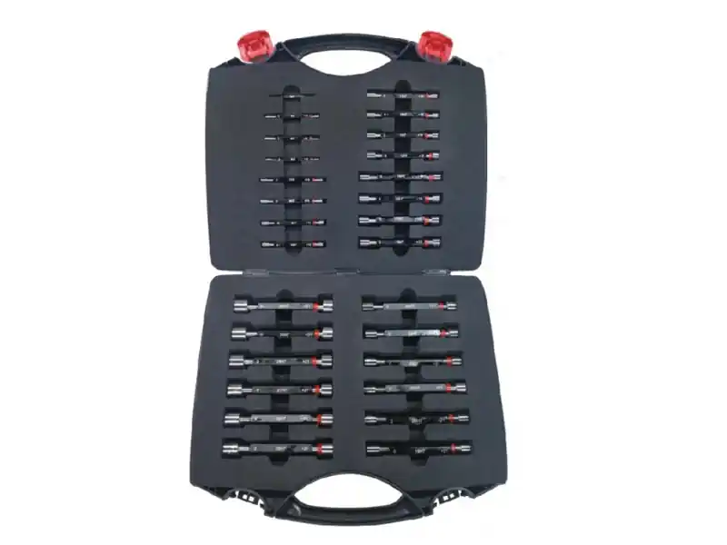 Promozione Set 21 tamponi filettati P/NP Vogel 6H a filettatura metrica passo grosso, da M2 a M27