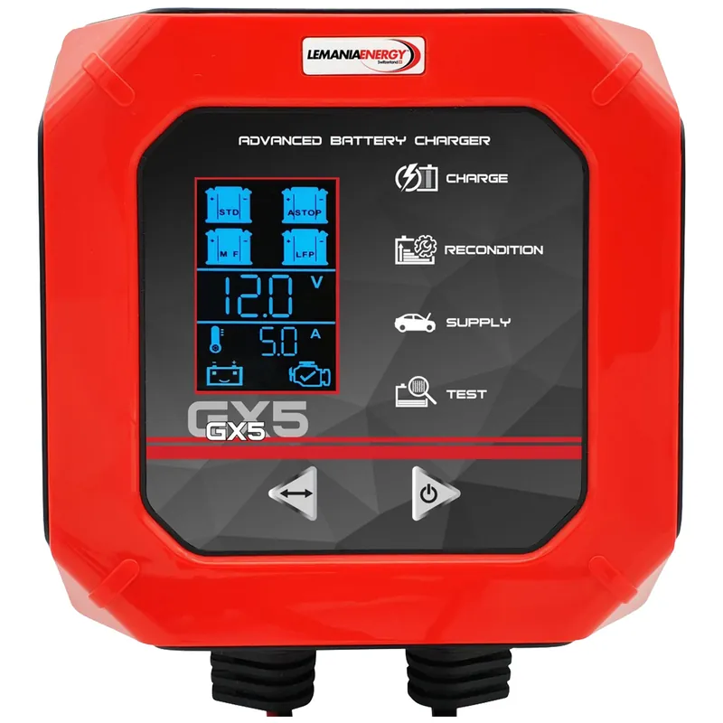 Di Tendenza Caricabatterie Auto Moto 12V Tester Mantenitore LEMANIA ENERGY Professionale GX5