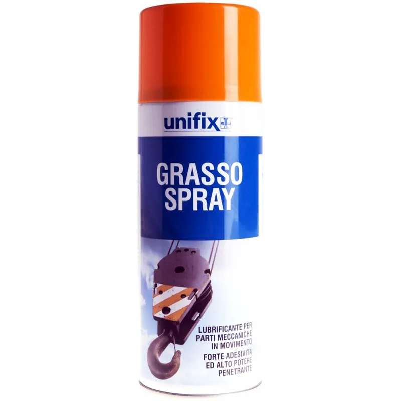 Grasso Incolore Spray UNIFIX Lubrificante Sintetico ad Alto Potere Penetrante in Bomboletta da 400ml Occasione Imperdibile
