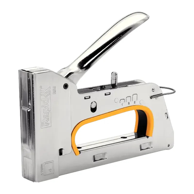 Miglior Prezzo Graffatrice Professionale in Aciaio RAPID TOOLS per Graffa tipo Fine No.13 da 6mm a 14mm con 3 Regolazioni di Potenza modello R33E PRO