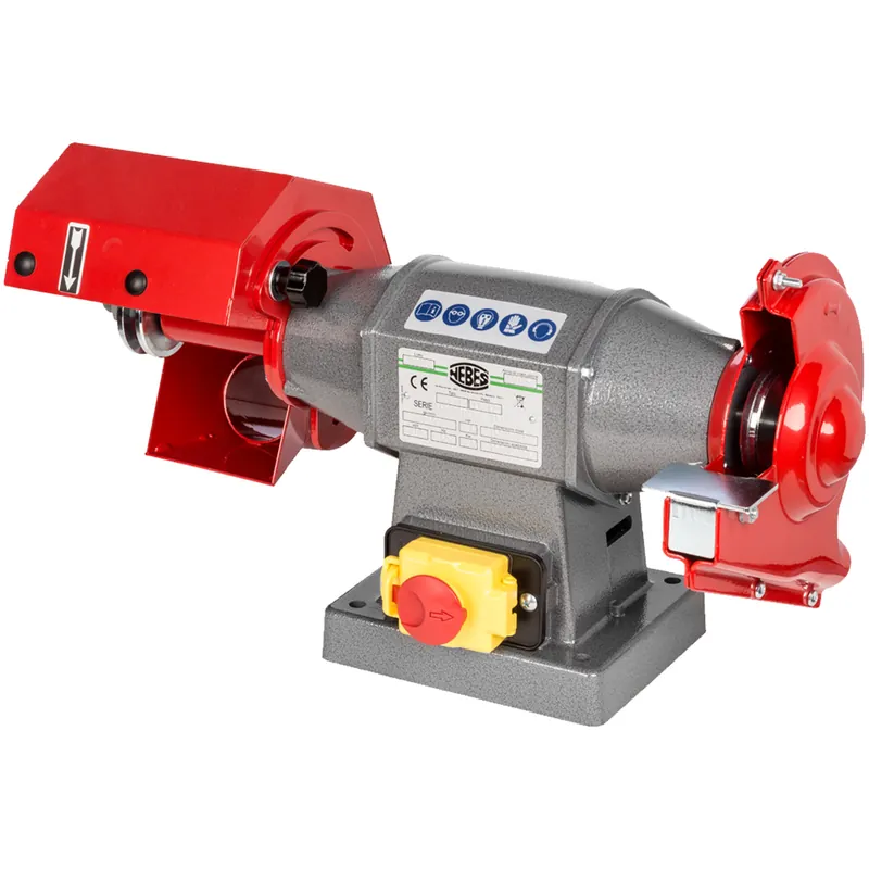 Smerigliatrice Combinata da Banco NEBES Mola Spazzola Monofase 750W Professionale articolo CE-10 DX Miglior Prezzo