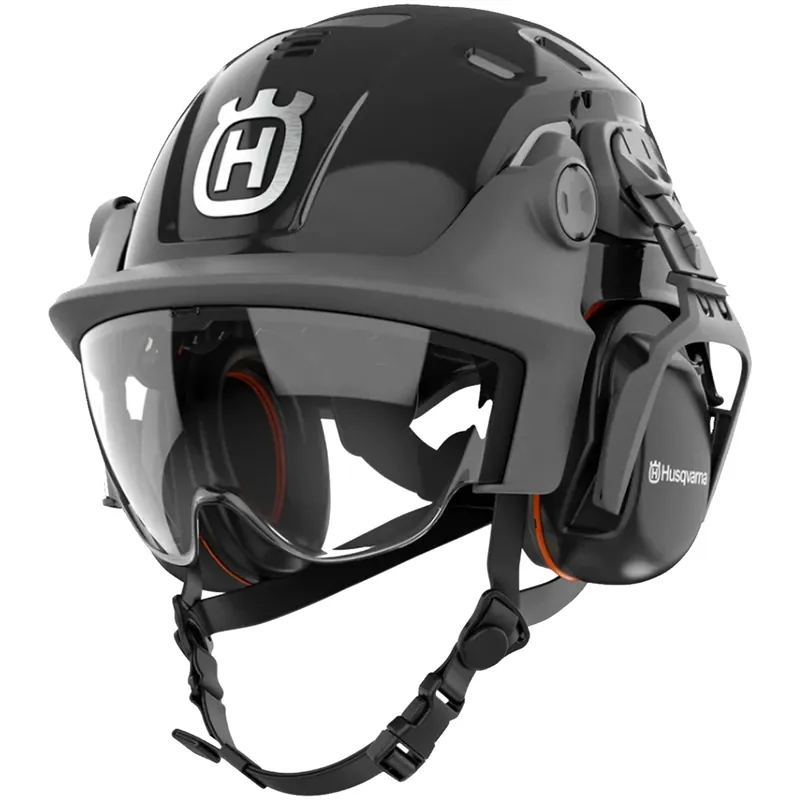 Elemetto Casco di Protezione HUSQVARNA con Visiera Cuffie Integrati Ventilato Regolabile Cricchetto HELMET PE 10 H SMARTGUARD Compra Online