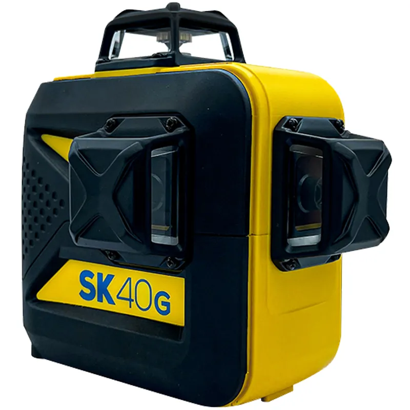 Tracciatore Livella Laser Multifunzione Raggio Verde Professionale SPEKTRA 3 Linee a 360° Ortogonali Auto-Livellante Alta Precisione con Staffa modello SK40G Esclusivo