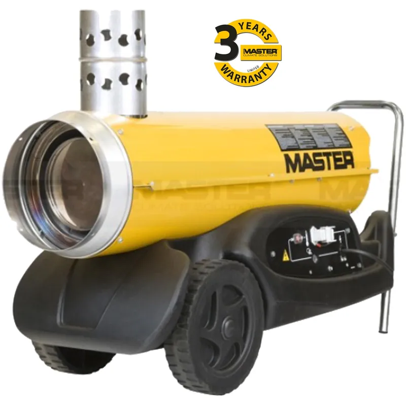 Generatore Aria Calda a Gasolio MASTER Riscaldatore Diesel Potenza 21kW Fino a 71.700 Btu/h Cannone BV 77 E Occasione Imperdibile