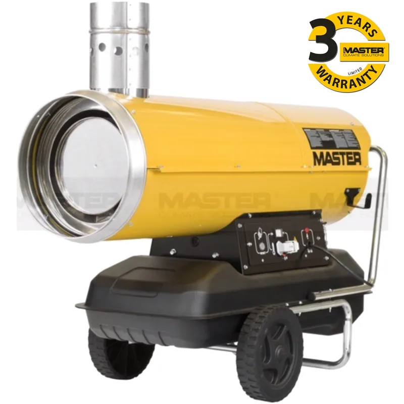 Generatore Aria Calda a Gasolio MASTER Riscaldatore Diesel Potenza 49 kW Fino a 167.200 Btu/h Cannone BV 170E Promozione