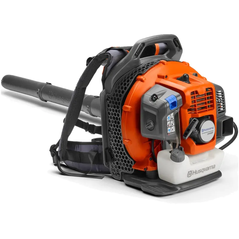 Economico Soffiatore a Scoppio Portatile HUSQVARNA a Zaino Spalleggiato con Motore 52cc a Benzina 2 Tempi modello 345BT
