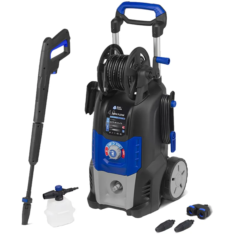 Sconto Idropulitrice Acqua Fredda ANNOVI REVERBERI Pressione 150 bar Consumo 2500W Tubo 8 Metri e Accessori modello BLUE CLEAN AR 4.0 Twin Flow