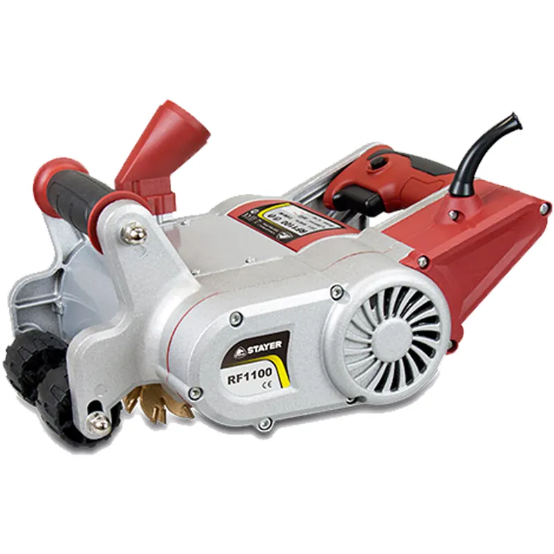 Fresatrice Scanalatore per Muro Elettrica 1100W STAYER Velocità 1600rpm Lama Ø78mm Larghezza Taglio 25mm modello RF 1100 K Ultima Occasione