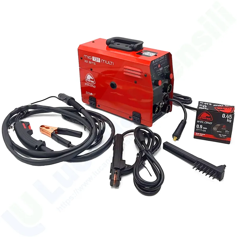 Saldatrice Inverter Multifunzione 120A STAYER WELDING Saldatura TIG MIG MMA Elettrodo Filo Animato 0,9mm modello MIG 131 Multi Compra Adesso