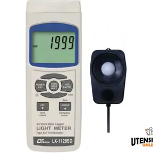 Reso Gratuito Luxmetro con ingresso sonde K e carta SD per misurazioni di temperatura