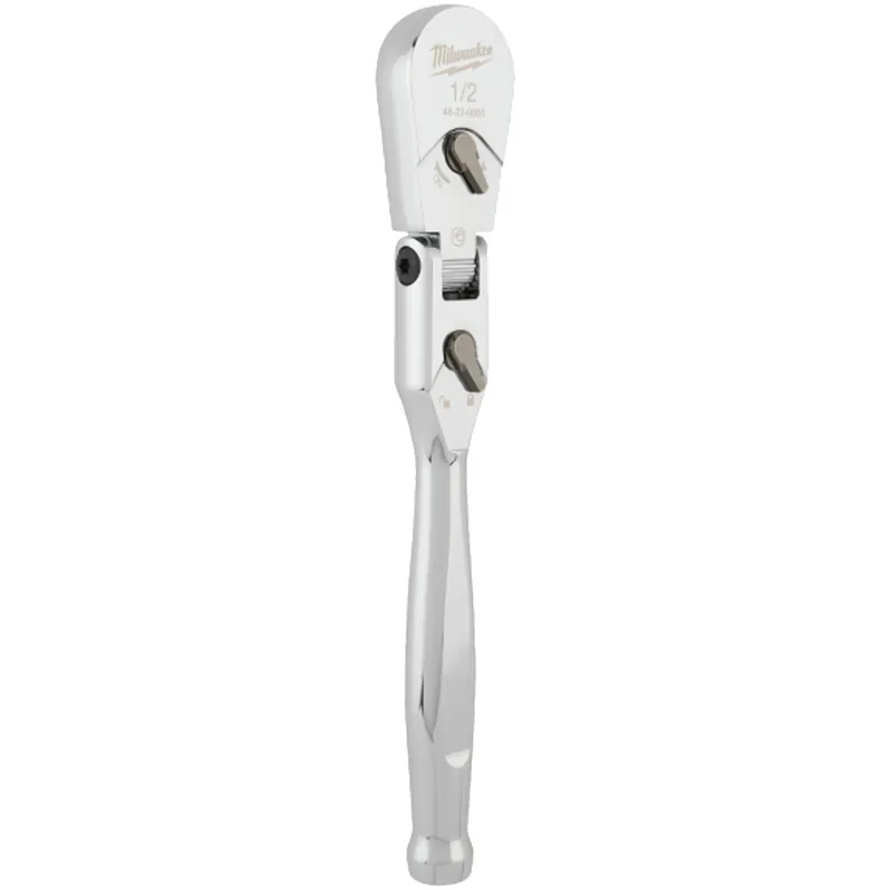 Cricchetto Reversibile MILWAUKEE Attacco 1/2″ con Snodo Chiave per Bussole Testa Flessibile articolo 4932479655 Reso Gratuito