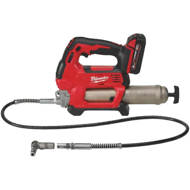 Pistola per Grasso a Batteria 18V MILWAUKEE con Pressione 690BAR Erogazione Continua per Cartucce da 400ml modello M18 GG-201C Ultimissimo Modello