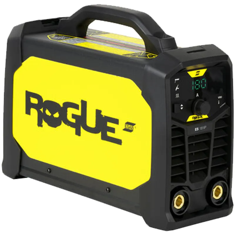 Saldatrice Inverter 180A Professionale ESAB per Saldatura Elettrodo Rutile Rivestito MMA e TIG DC Tecnologia Pulse Portatile Monofase 230V modello ROGUE ES 181iP Non Perdere