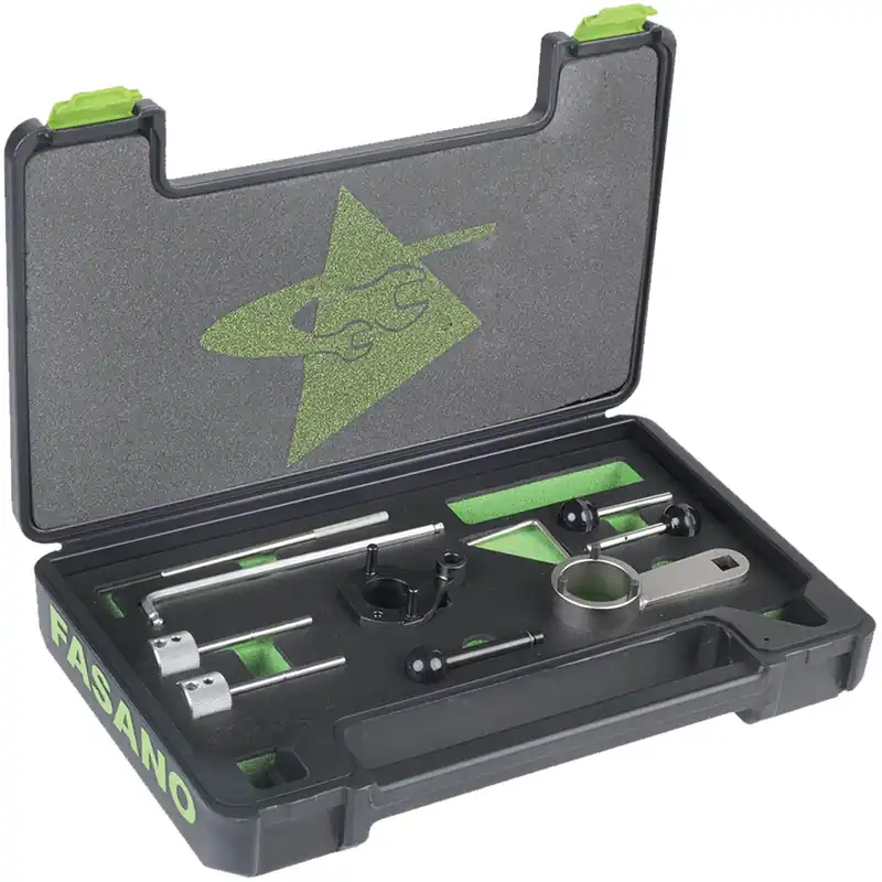 Messa in Fase per Nuovi Motori VAG Volkswagen Audi Seat Skoda 1.4 1.6 2.0 TDi CR FASANO TOOLS Kit Utensili Set Serie Attrezzi FG192/VW10B Offerta
