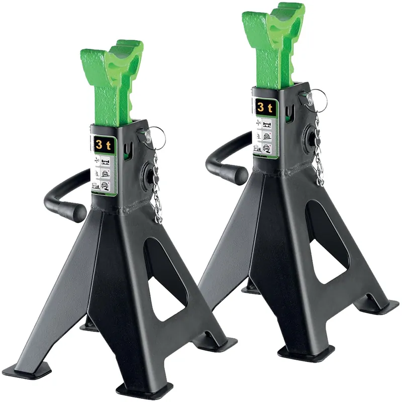 Spedizione Espresso Colonnette di Sostegno 3 6 12 Ton FASANO TOOL Cavalletti Sollevatori con Regolazione dell’Altezza per Auto Furgoni FG 725