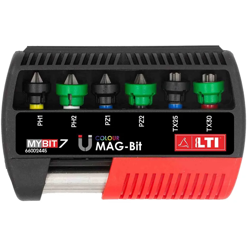 Miglior Prezzo Assortimento 7 Inserti Bit Cartongesso LTI KRINO Magnetici Set Kit per Avvitatore Avvitatura PH PZ TX articolo MYBIT7 MAG-Bit+