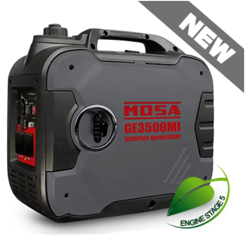Gruppo Elettrogeno Inverter Silenziato MOSA Potenza 3.4 kW Portatile a Valigetta con Avviamento Elettrico e Auto-avvolgente modello GE 3500 MI Consegna Rapida