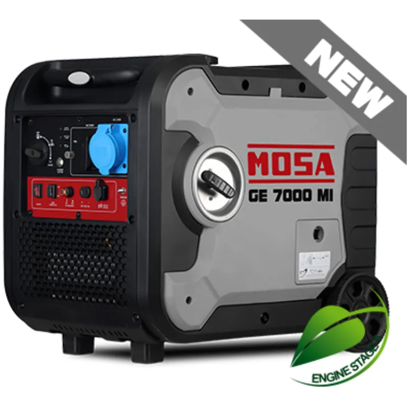 Gruppo Elettrogeno Inverter Silenziato MOSA Potenza 6.5 kW Portatile Trolley con Avviamento Elettrico e Autoavvolgente modello GE 7000 MI Non Perdere