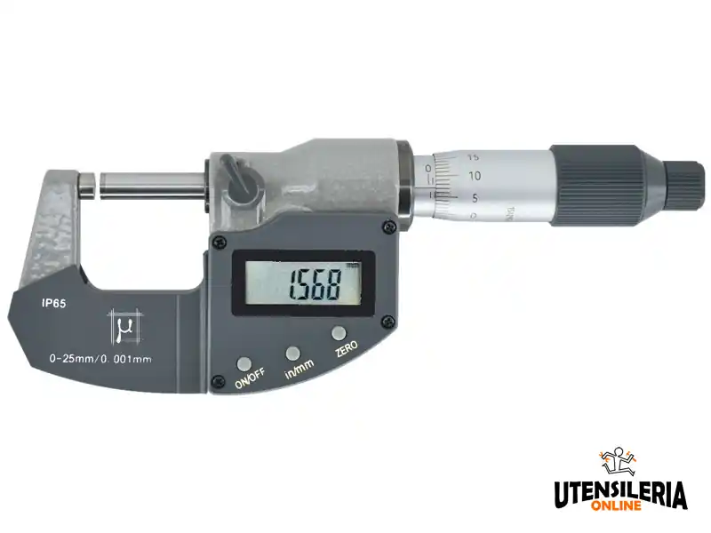Acquista Ora Micrometro Rupac per esterni Digitronic PLUS 0-25mm risoluzione 0,001mm