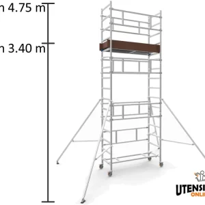 Novità Ponteggio SMART TOWER Marchetti in alluminio m 0.75x1.66x4.75