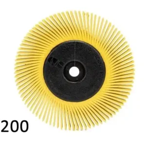 Spazzola radiale Bristle 3M filo curvo Tipo C Ø 200 mm grana 80 Promozione Esclusiva