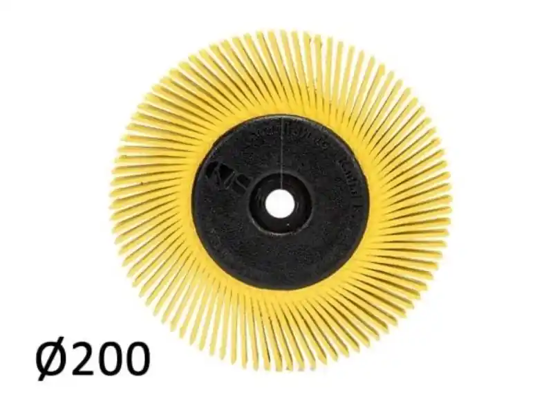 Spazzola radiale Bristle 3M filo curvo Tipo C Ø 200 mm grana 80 Promozione Esclusiva