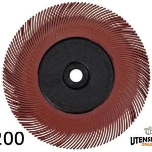 Spazzola radiale Bristle 3M filo curvo Tipo C Ø 200 mm grana 220 Spedizione Espresso