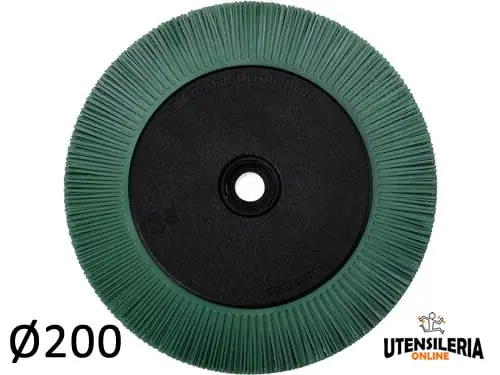 Novità Spazzola radiale Bristle 3M filo diritto Tipo S Ø 200 mm grana 50