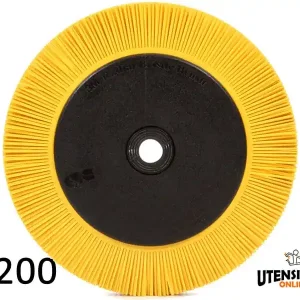 Spazzola radiale Bristle 3M filo diritto Tipo S Ø 200 mm grana 80 Offerta Speciale