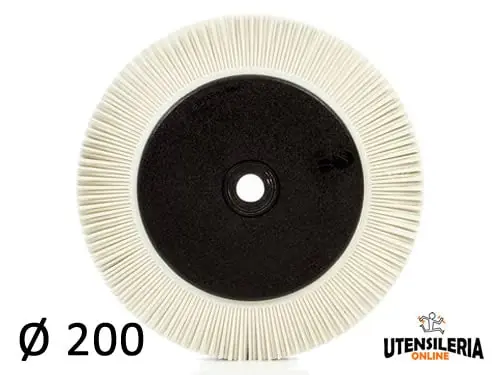 Spazzola radiale Bristle 3M filo diritto Tipo S Ø 200 mm grana 120 Prezzo Ridotto