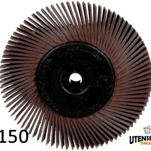 Spazzola radiale Bristle 3M filo diritto Tipo A Ø 150 mm grana 36 Nuovo Arrivo