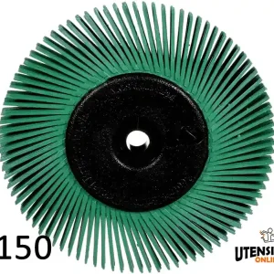 Spedito Oggi Spazzola radiale Bristle 3M filo diritto Tipo A Ø 150 mm grana 50