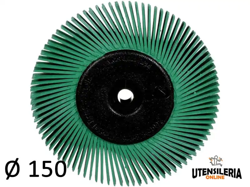 Spedito Oggi Spazzola radiale Bristle 3M filo diritto Tipo A Ø 150 mm grana 50