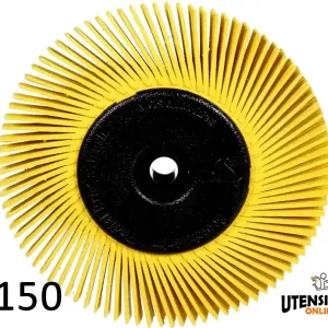 Spazzola radiale Bristle 3M filo diritto Tipo A Ø 150 mm grana 80 Non Perdere
