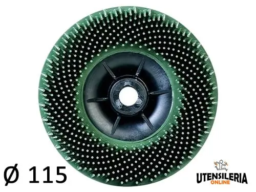 Dischi a tazza Bristle 3M attacco 14MA Ø 115 mm grana 50 (5pz) Ultimissimo Modello