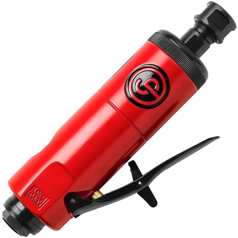 Smerigliatrice Pneumatica Diritta Assiale 1/4″ Ø 6 mm CHICAGO PNEUMATIC Potenza 470W Velocità 736 litri/min CP872 Pagamento Sicuro