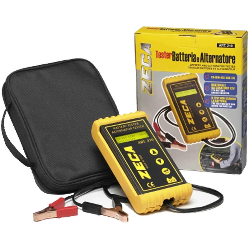 Tester Digitale per Alternatori e Batterie Auto Moto 12V ZECA non Danneggia la Centralina e non Scarica la Batteria articolo 210 Compra Adesso