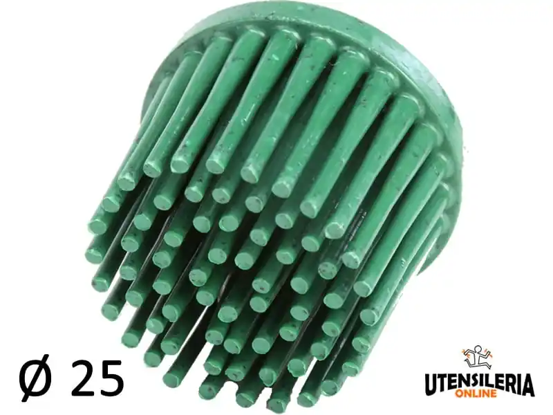 Compra Adesso Dischi a tazza Bristle 3M attacco Roloc™ Ø 25 mm grana 50 (20pz)