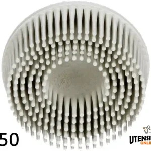 Dischi a tazza Bristle 3M attacco Roloc™ Ø 50 mm grana 120 (10pz) Novità