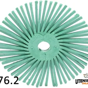 Spazzole radiali Bristle 3M filo curvo Tipo A Ø 76.2 mm grana 50 (10pz) Ordina Subito