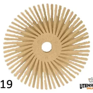 Offerta Del Giorno Spazzole radiali Bristle 3M filo curvo Tipo C Ø 19 mm grana 6 micron (48pz)