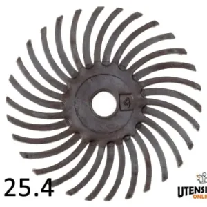 Spazzole radiali Bristle 3M filo curvo Tipo C Ø 25.4 mm grana 36 (24pz) Offerta