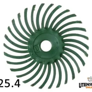 Spazzole radiali Bristle 3M filo curvo Tipo C Ø 25.4 mm grana 50 (24pz) Novità