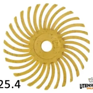 Spazzole radiali Bristle 3M filo curvo Tipo C Ø 25.4 mm grana 80 (24pz) Affare