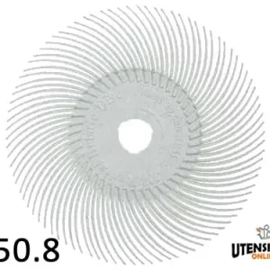 Esclusivo Spazzole radiali Bristle 3M filo curvo Tipo C Ø 50.8 mm grana 120 (40pz)