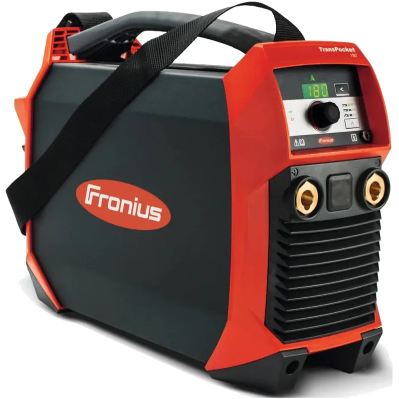 Offerta Saldatrice Inverter ad Elettrodo 180A FRONIUS Duty Cycle 16A Monofase 230V Professionale TRANSPOCKET 180