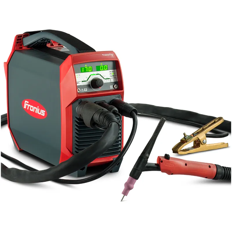 Saldatrice Inverter TIG Digitale 170A FRONIUS Duty Cycle Kit Cavi e Torcia Monofase 230V Professionale TRANSTIG 170 EF Saldi